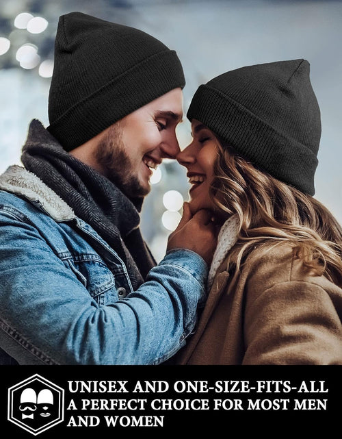 Load image into Gallery viewer, 6 Pack Beanie Hats Pack for Men Women Winter Hats Knitted
