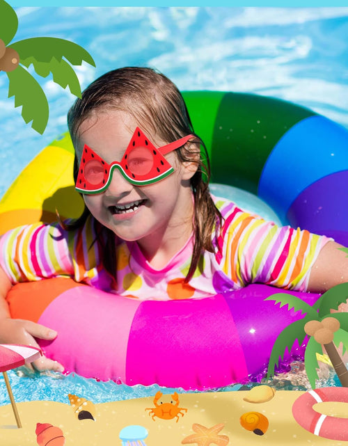Load image into Gallery viewer, 6 Pairs Novelty Party Sunglasses, Funny Luau Party Sunglasses
