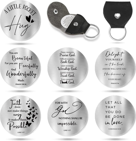 6 Pcs Pocket Hug Token Long Distance Relationship Keepsake Friendship Gifts