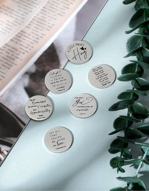 Load image into Gallery viewer, 6 Pcs Pocket Hug Token Long Distance Relationship Keepsake Friendship Gifts
