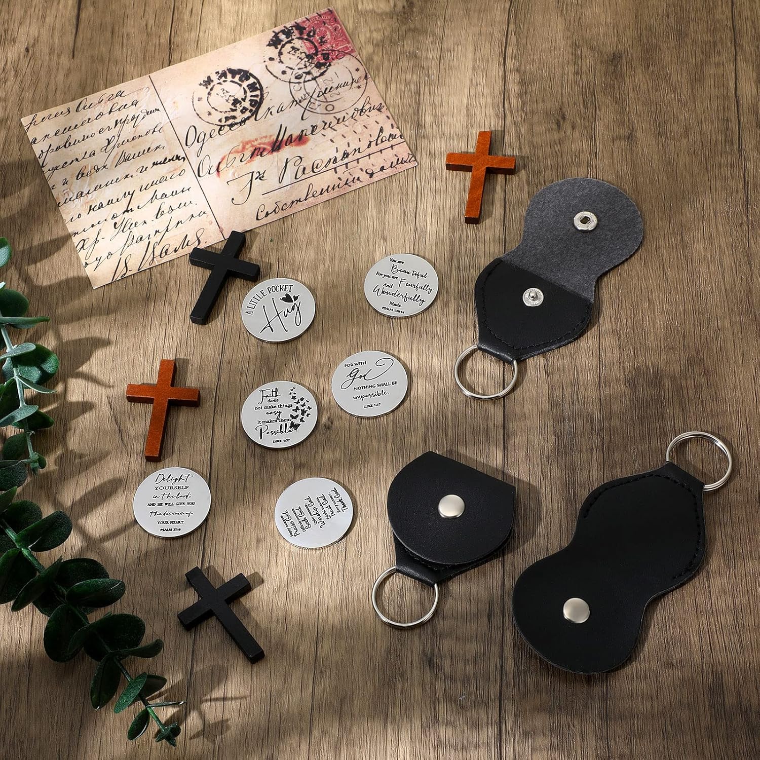 6 Pcs Pocket Hug Token Long Distance Relationship Keepsake Friendship Gifts