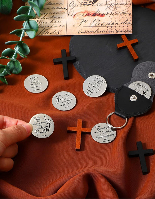 Load image into Gallery viewer, 6 Pcs Pocket Hug Token Long Distance Relationship Keepsake Friendship Gifts
