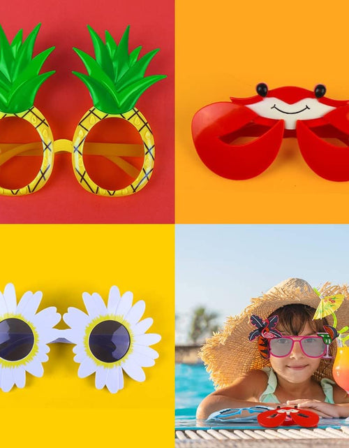 Load image into Gallery viewer, 6 Pairs Funny Sunglasses Tropical Fancy Dress Props Summer
