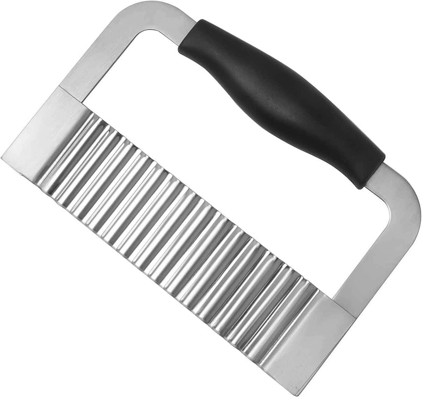 Crinkle Cutter Stainless Steel Potato Slicer Heavy Duty Wavy