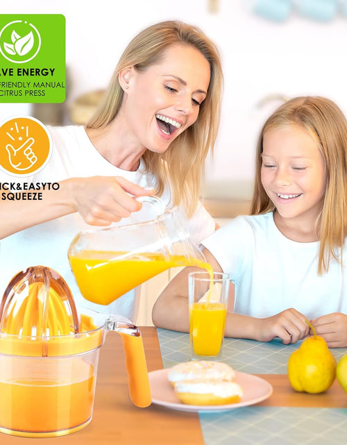 Load image into Gallery viewer, 4-in-1 Manual Juicer  21-Ounce Capacity Orange Juicer
