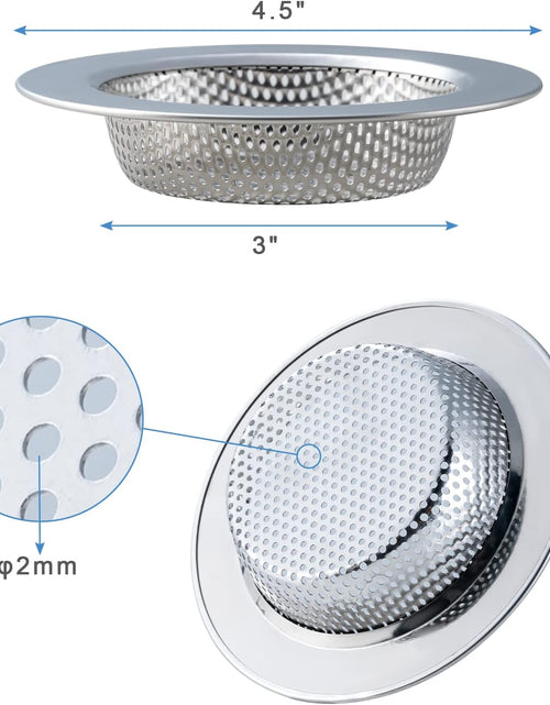 Load image into Gallery viewer, 2 Pcs Sink Strainer for Most Kitchen Sink Drain Basket
