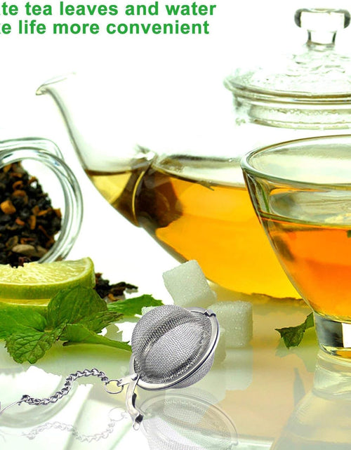 Load image into Gallery viewer, 12Pcs Tea Infuser Silicone Handle Stainless Steel Tea Strainer

