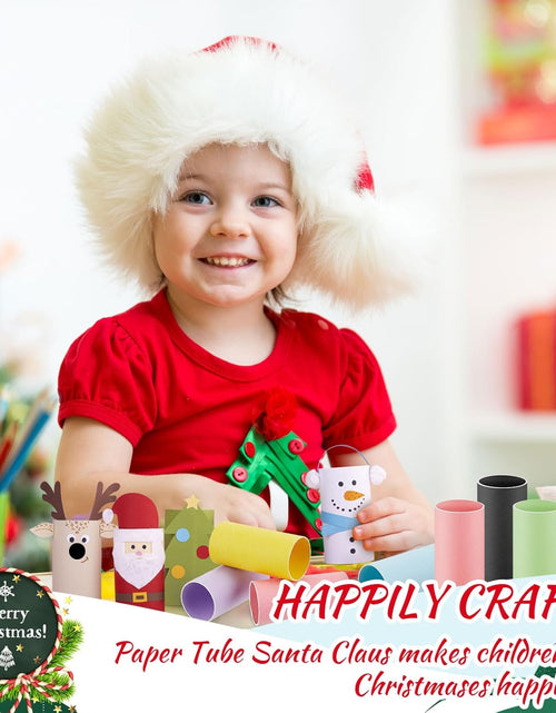 Load image into Gallery viewer, 100 Packs Cardboard Tubes for Craft 1.57 x 3.74 DIY Toilet Paper Rolls
