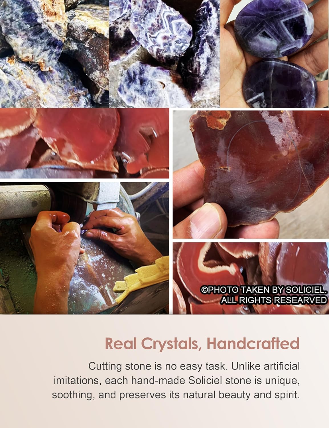 One Day at A Time Agate Healing Crystal Gifts for Him for Her