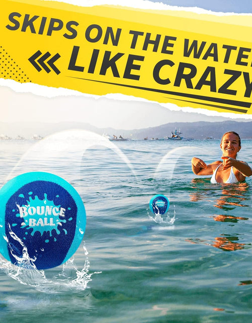 Load image into Gallery viewer, 2-Pack Bounce Balls | Water Bouncing Balls Beach Balls &amp; Grip Ball
