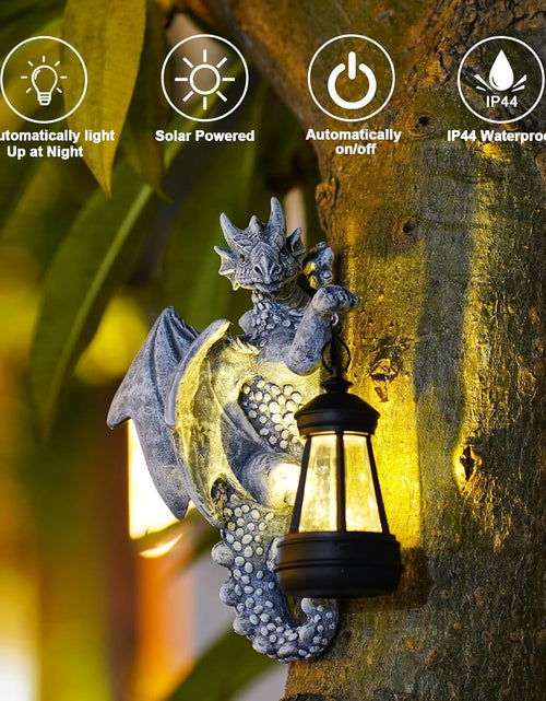 Load image into Gallery viewer, 9.3 Inch Resin Dragon Decor for Outdoor, Perfect Garden Gift &amp; Yard Decor
