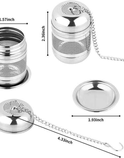Load image into Gallery viewer, 2PCS Tea Infuser Strainer - Stainless Steel Strainers for Loose Leaf Tea
