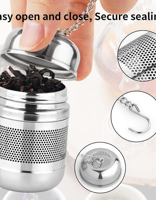 Load image into Gallery viewer, 2PCS Tea Infuser Strainer - Stainless Steel Strainers for Loose Leaf Tea
