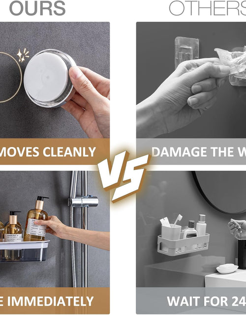 Load image into Gallery viewer, NO-Drilling Shower Organizer Suction Basket Bathroom Storage Max Hold 22lbs
