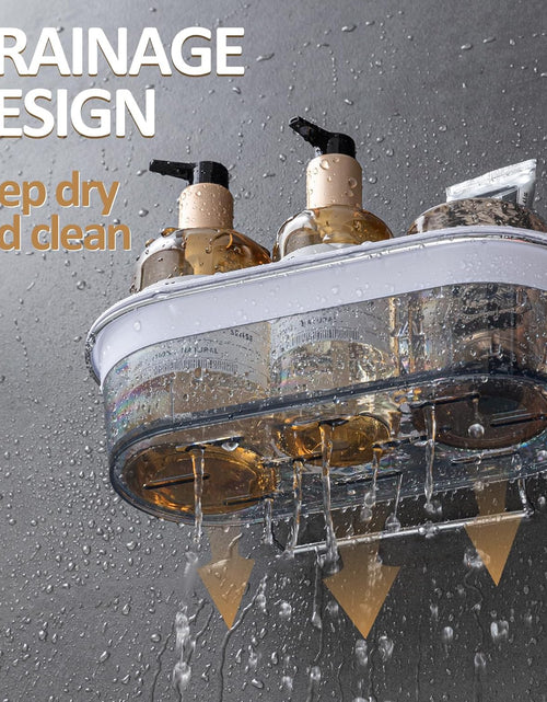 Load image into Gallery viewer, NO-Drilling Shower Organizer Suction Basket Bathroom Storage Max Hold 22lbs

