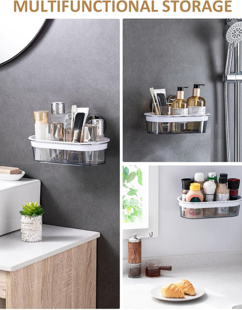Load image into Gallery viewer, NO-Drilling Shower Organizer Suction Basket Bathroom Storage Max Hold 22lbs
