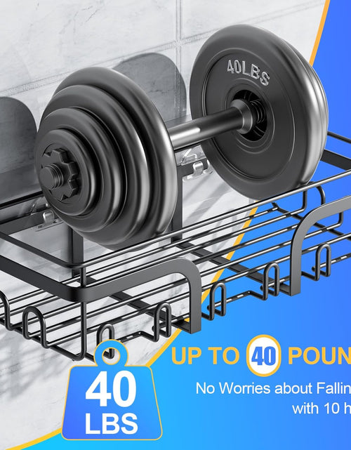 Load image into Gallery viewer, 5 Pack No Drilling Shelves, Rustproof Stainless Steel Bath Organizers, Large Capacity

