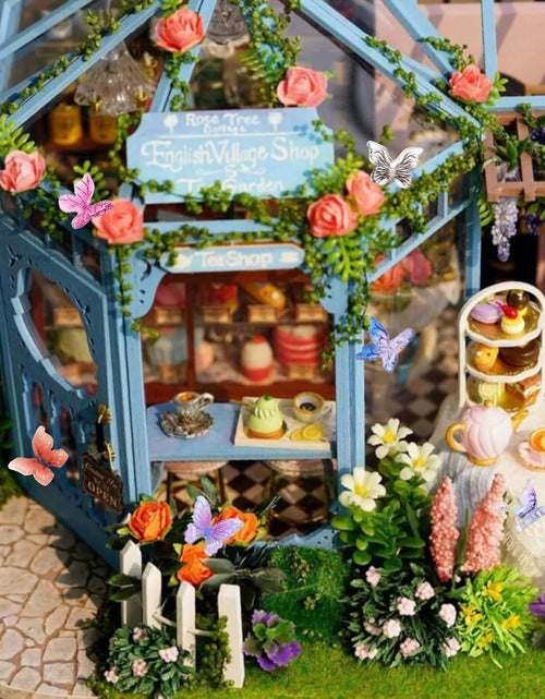 Load image into Gallery viewer, 60Pcs Mini Resin Butterflies, Miniature Dollhouse Accessories Tiny Butterflies
