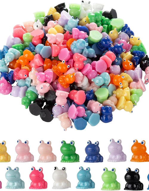 Load image into Gallery viewer, 180 Pcs Mini Resin Frog Garden Decor Cute Green Figurines Miniature
