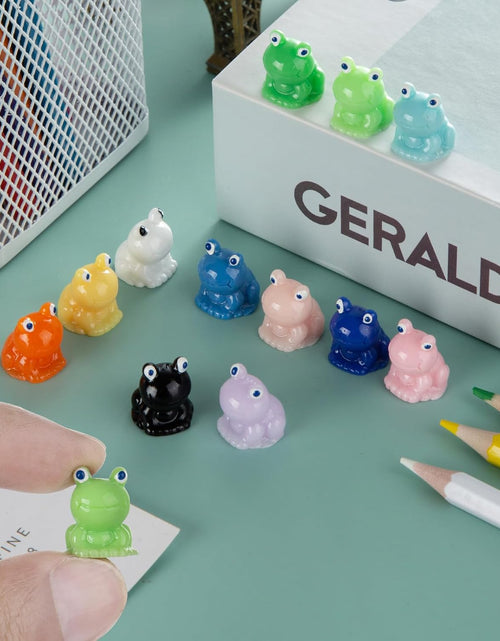 Load image into Gallery viewer, 180 Pcs Mini Resin Frog Garden Decor Cute Green Figurines Miniature
