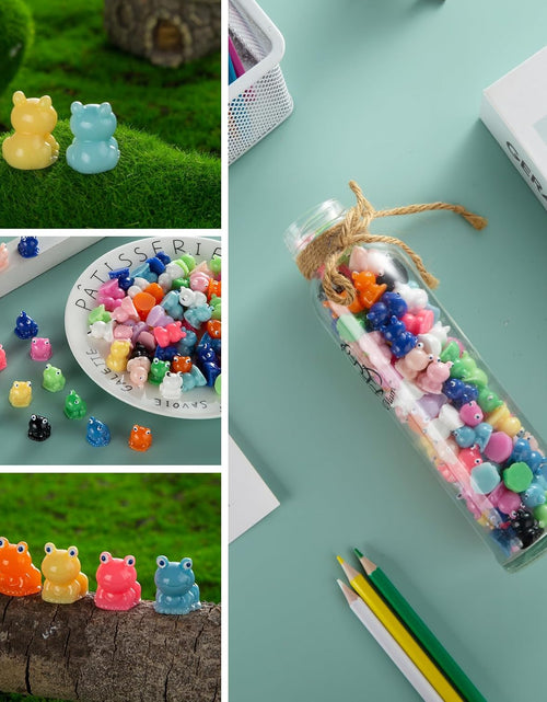 Load image into Gallery viewer, 180 Pcs Mini Resin Frog Garden Decor Cute Green Figurines Miniature
