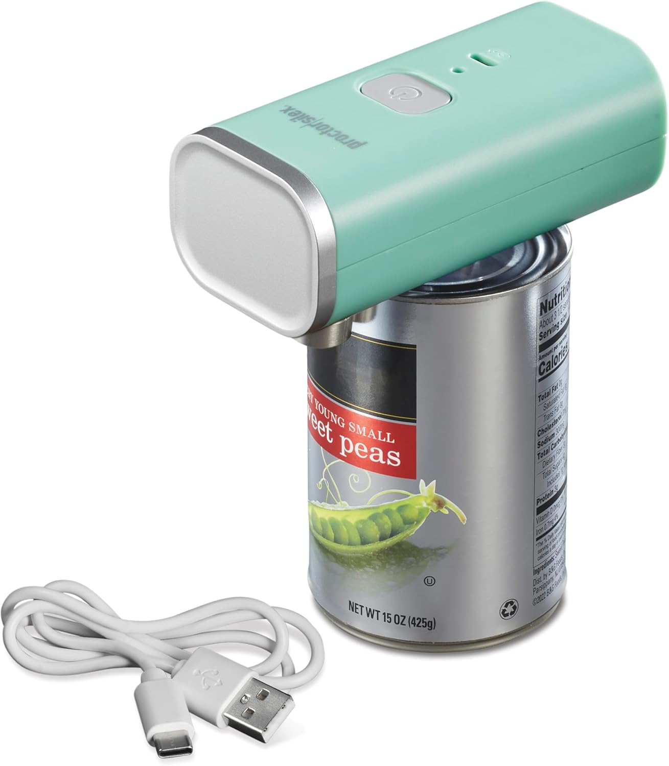 Automatic Electric Can Opener, Hands Free Cordless Operation & USB Rechargeable