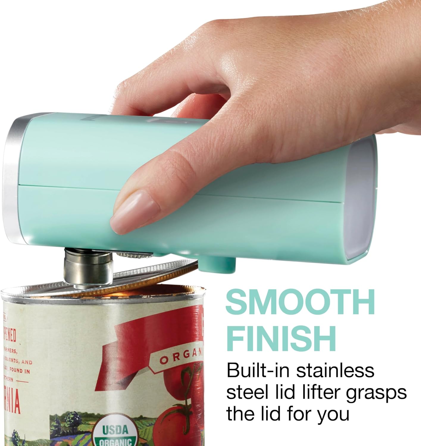 Automatic Electric Can Opener, Hands Free Cordless Operation & USB Rechargeable
