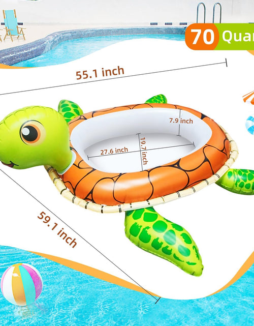Load image into Gallery viewer, 59&quot; Large Drink Ice Cooler, Inflatable Pool Party Decorations
