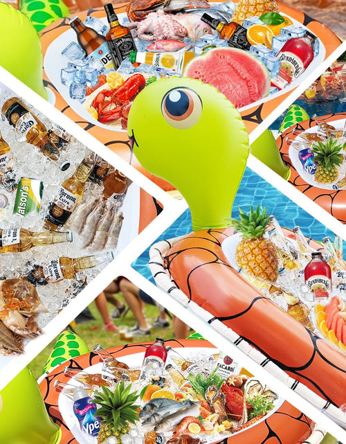 Load image into Gallery viewer, 59&quot; Large Drink Ice Cooler, Inflatable Pool Party Decorations
