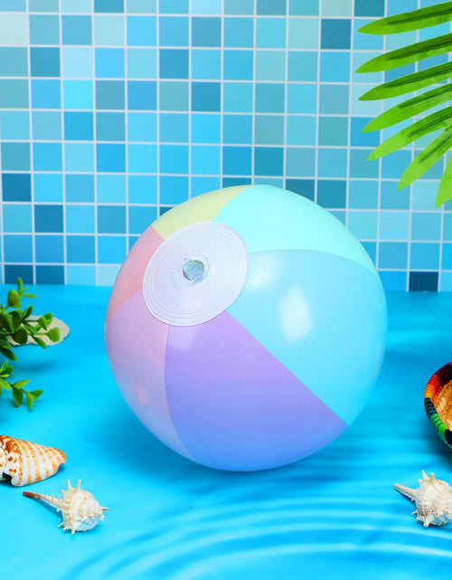 Load image into Gallery viewer, 24 Pcs Inflatable Beach Balls Bulk Pastel Color  for Adults Summer Swimming Pool

