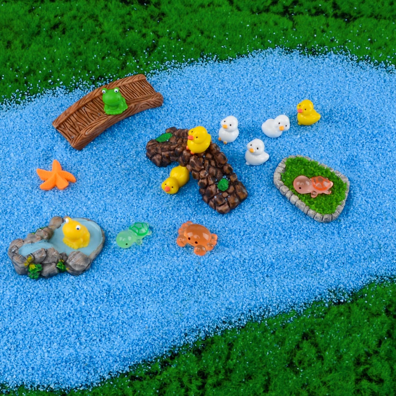 45 Pcs Mini Ocean Resin Animals Marine Miniature Animals Figurines