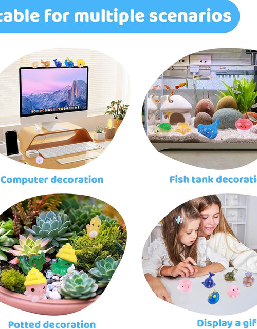 Load image into Gallery viewer, 50pcs Mini Ocean Resin Animals Tiny Sea Animals Figurines Marine Miniature
