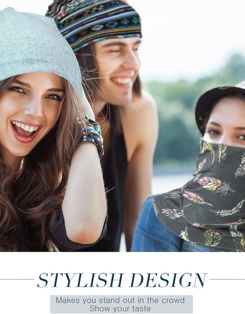 Load image into Gallery viewer, 5 Pieces Women&#39;s Slouchy Beanie Hat Stretch Head Wraps
