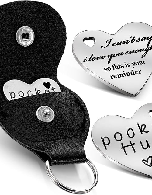 Load image into Gallery viewer, Pocket Hug Token, Long Distance Gifts Keepsake, Double Sided Pocket
