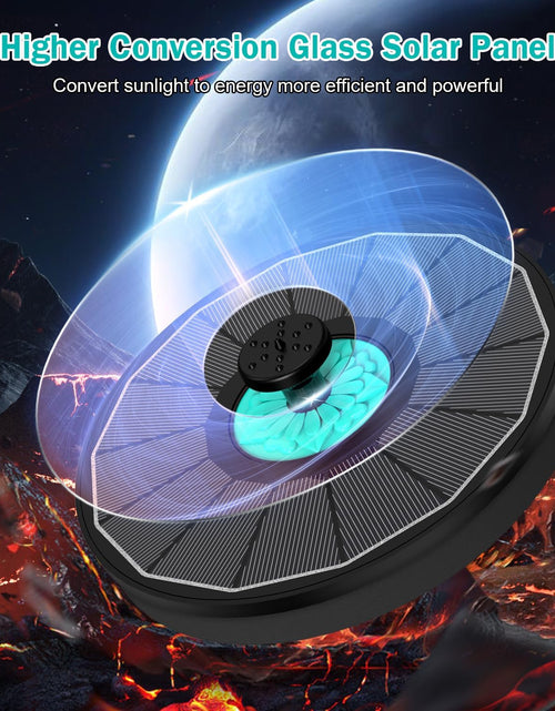 Load image into Gallery viewer, Solar Fountain Cyan Flower, Upgrade 3.5W Solar Bird Bath Fountains
