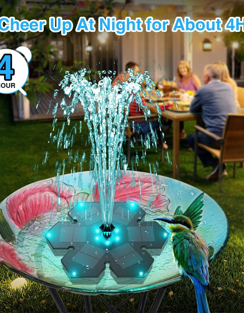 Load image into Gallery viewer, Solar Fountain Snowflake Style, 2025 Upgrade 3.5W Solar Bird Bath Fountains
