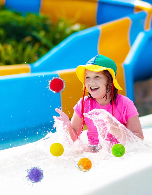 Load image into Gallery viewer, 120 Pcs Reusable Water Balls,Reusable Soaker Balloons Toy Ball for Pool
