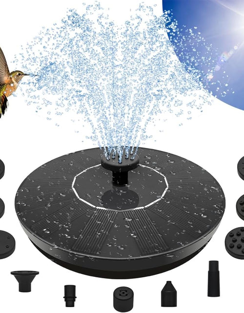 Load image into Gallery viewer, Solar Fountain Pump, Garden Bird Bath Solar Water Fountain Feature 1.5W Powered Pump
