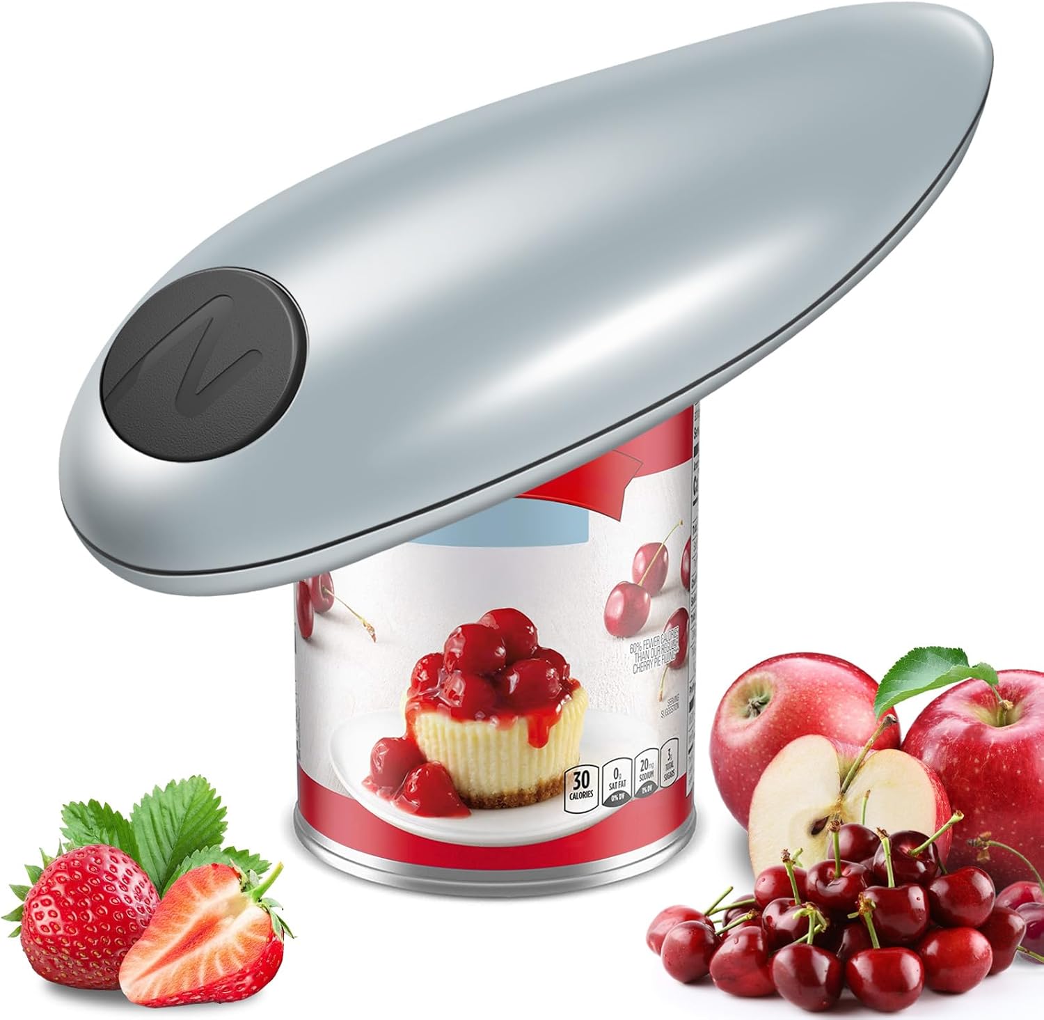 Effortless Can Opening: Auto Electric Can Opener - One-Touch Operation, Hands-Free