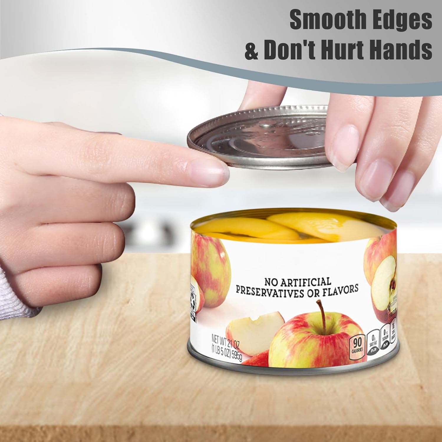 Effortless Can Opening: Auto Electric Can Opener - One-Touch Operation, Hands-Free