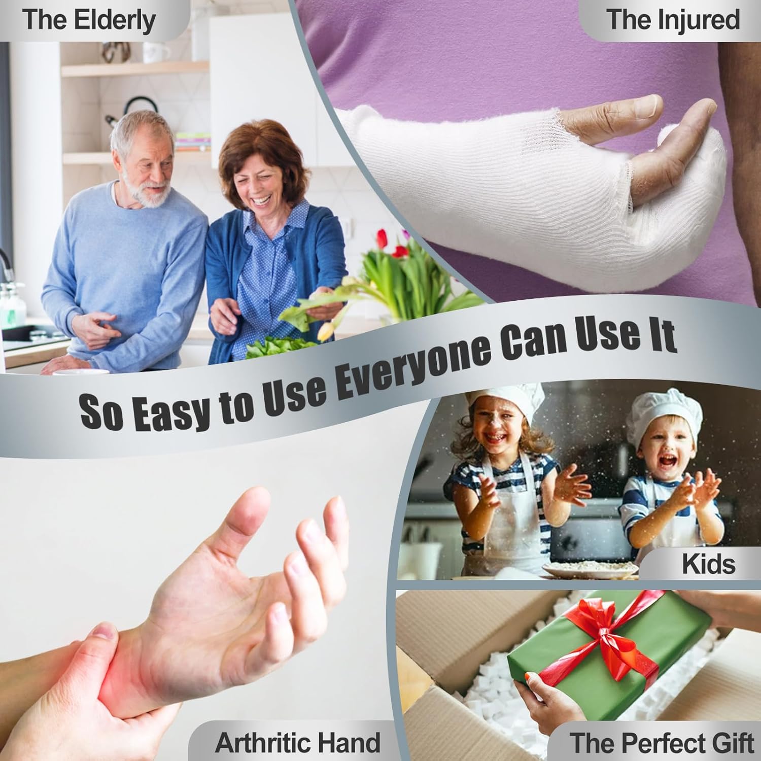 Effortless Can Opening: Auto Electric Can Opener - One-Touch Operation, Hands-Free