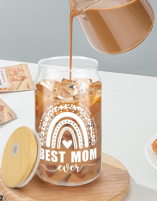 Load image into Gallery viewer, Luxury Spa Gift Basket for Women – 9pc Vanilla Coconut Self Care Set (FREE Can Glass Cups with Lids and Straws)
