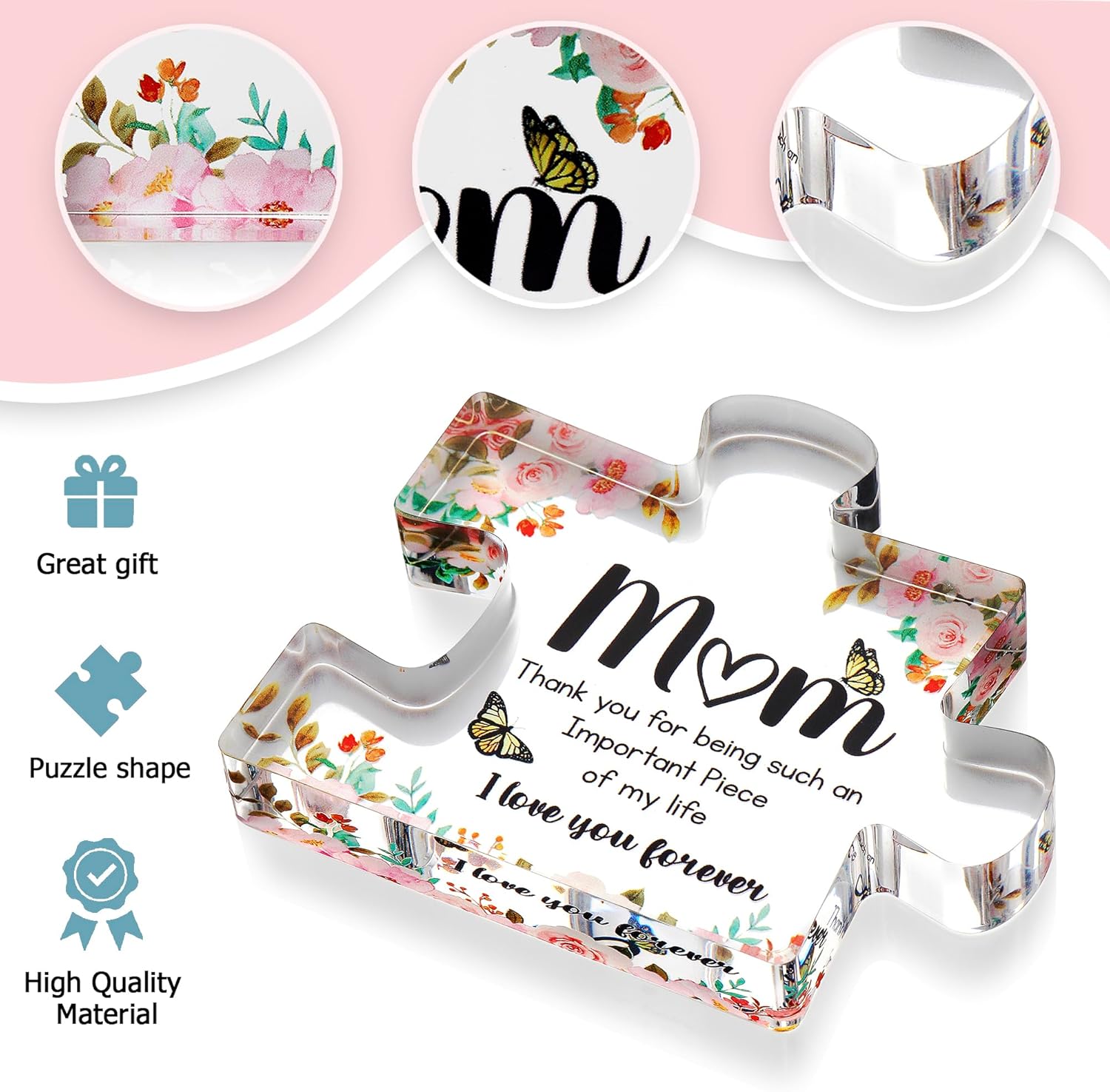 Spa Gift Basket for Women – Self Care, Birthday & Thinking of You Gift (FREE Engraved Acrylic Block Puzzles )