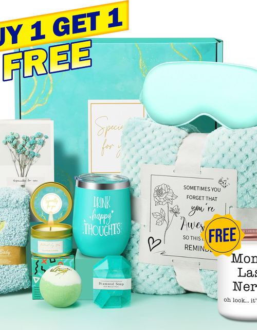 Load image into Gallery viewer, Mother’s Day Spa Gift Basket for Women – Relaxing Self Care Gift Set (FREE LAVENDER CANDLE)

