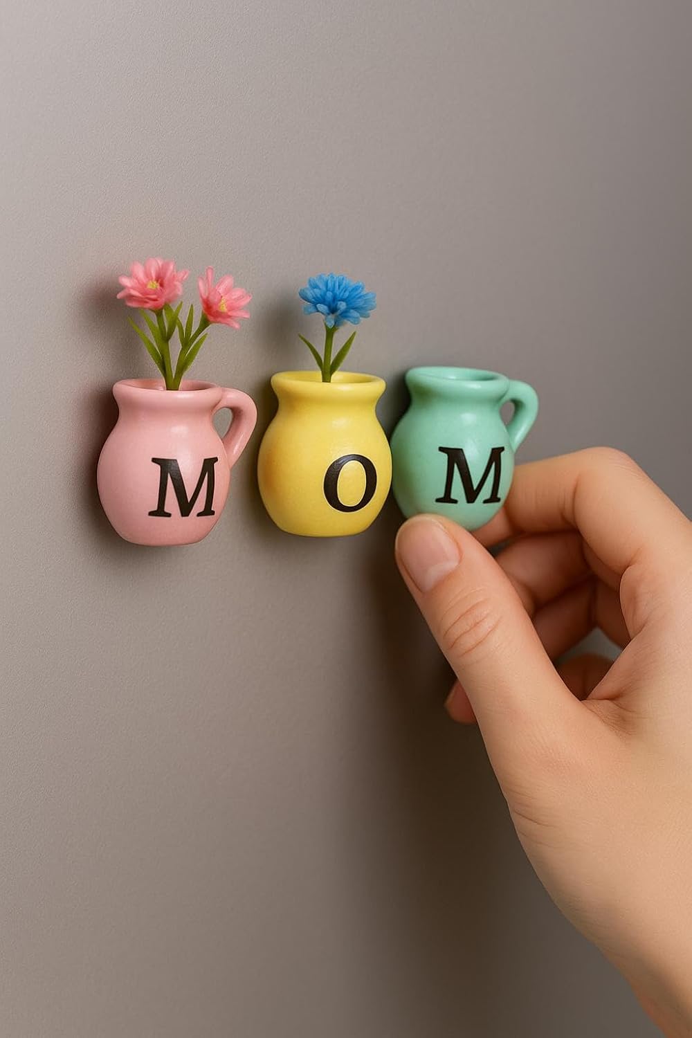 Mother’s Day Tote Bag for Mom – Floral Canvas Beach Bag ( Free Fridge Magnets )