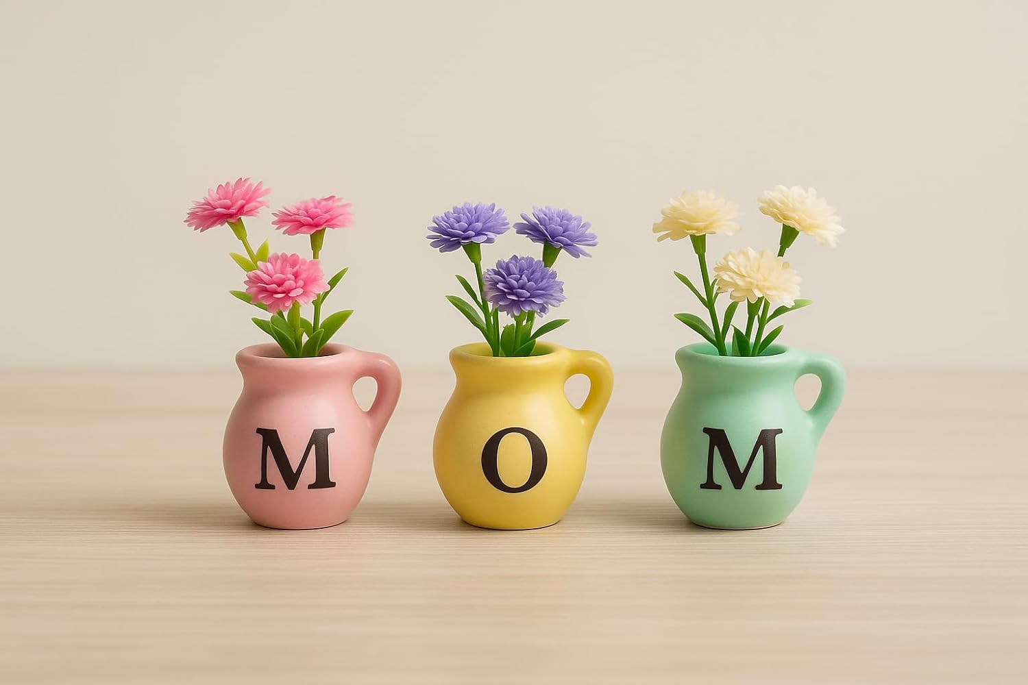 Mother’s Day Tote Bag for Mom – Floral Canvas Beach Bag ( Free Fridge Magnets )