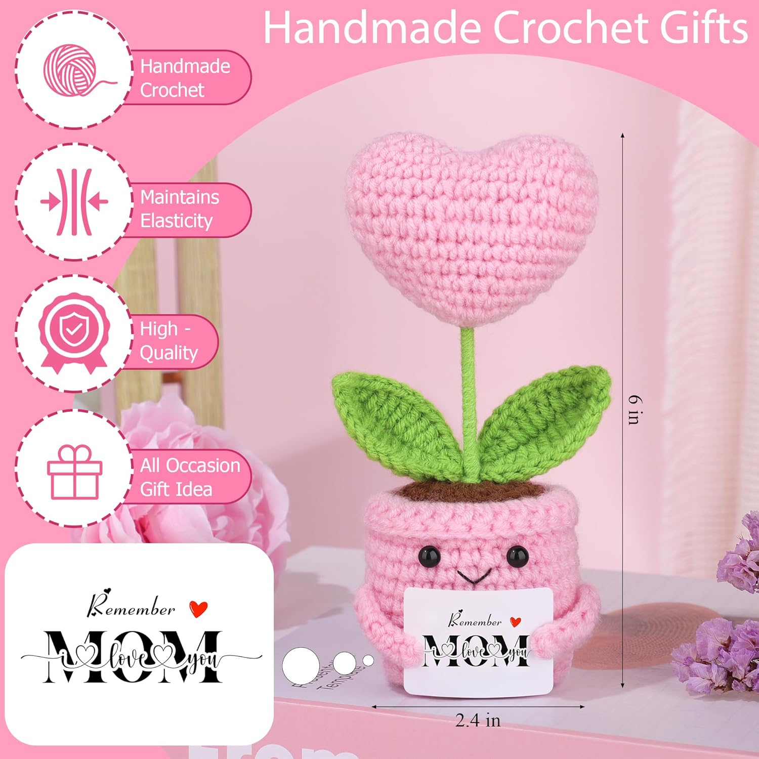 Mother’s Day Gift Basket for Women – 6 pieces Spa Set ( FREE Garden Wind Chime )
