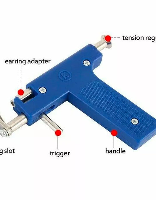 Load image into Gallery viewer, Professional EAR PIERCING Beauty Tool Body Nose Navel Tool Kit 98 Studs
