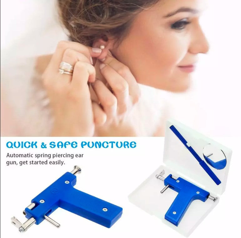 Professional EAR PIERCING Beauty Tool Body Nose Navel Tool Kit 98 Studs