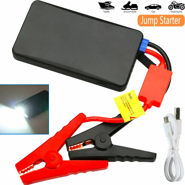 Portable Mini Slim 20000mAh Car Jump Starter Engine Battery Charger Power Bank